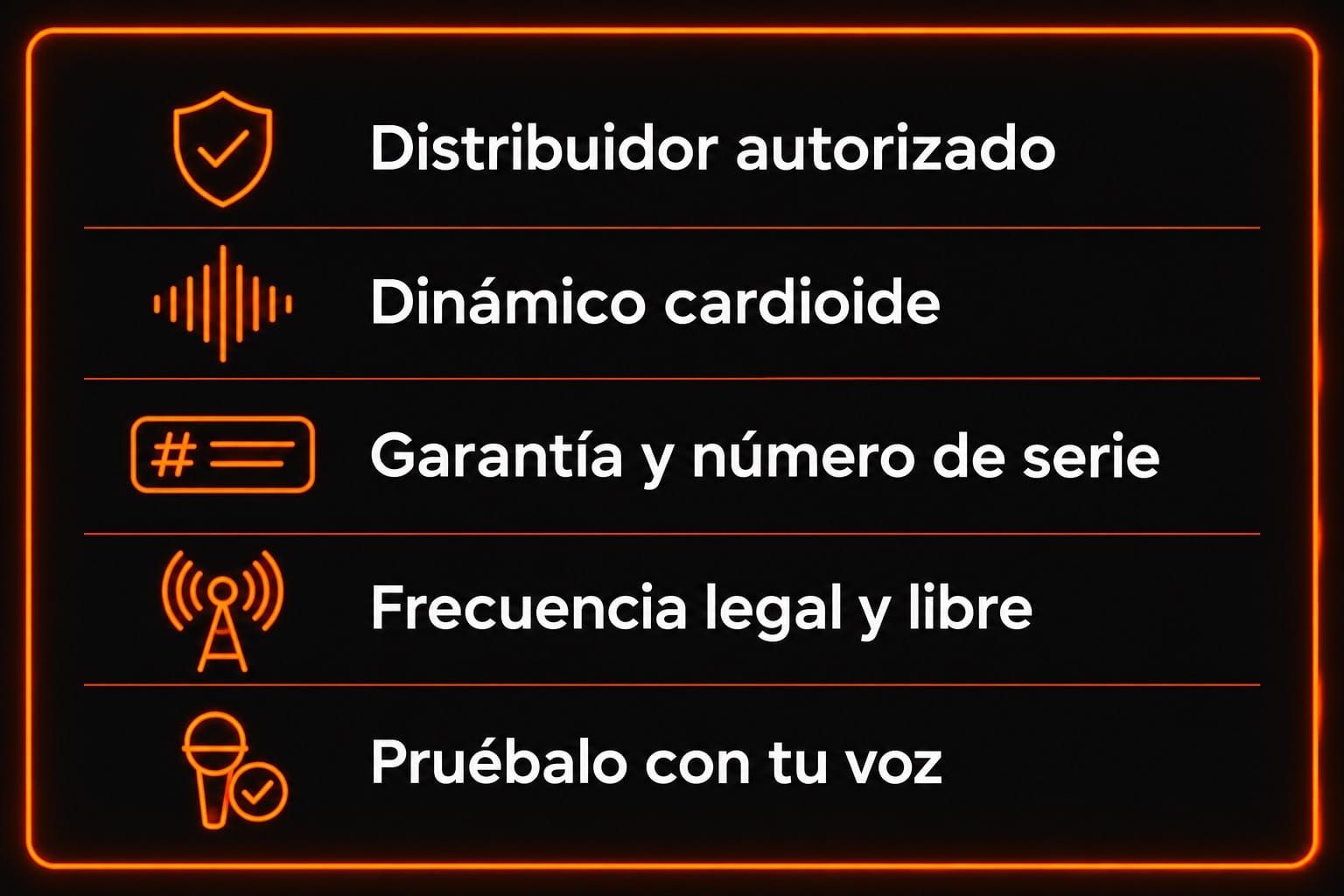 Checklist para elegir un buen micrófono
