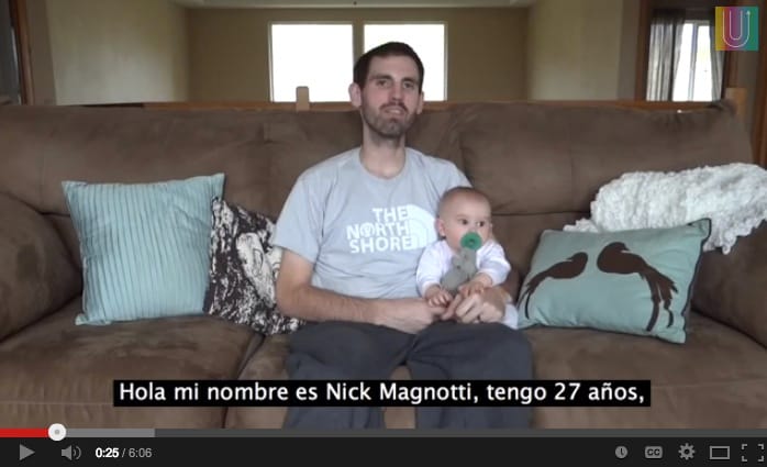 Nick, antes de morir, le dejó este mensaje a su bebé (video)