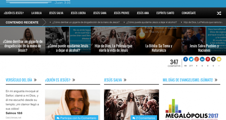 ElEsJesus.com una herramienta para compartir del amor de Dios