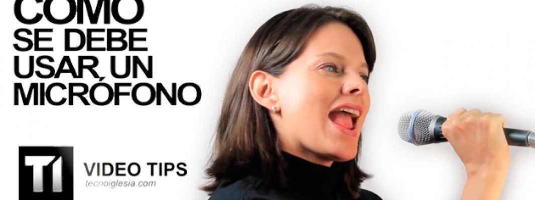 Como se debe usar un micrófono-Video