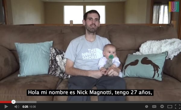 Nick, antes de morir, le dejó este mensaje a su bebé (video)