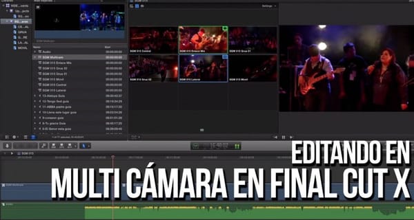 VIDEO: Editando video, modo multi cámara en Final Cut X