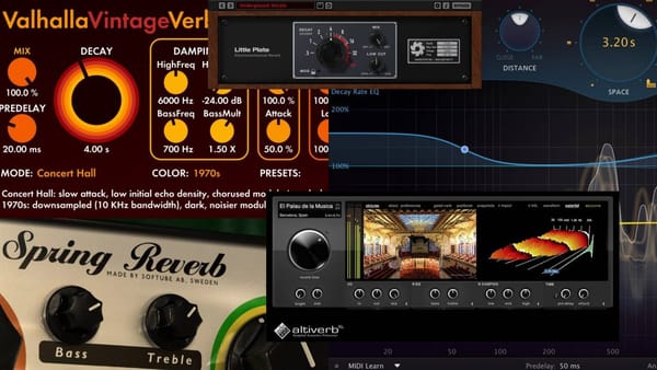 Los 5 tipos de Reverbs explicados: Hall, Chamber, Room, Plate y Spring