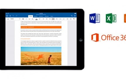 Microsoft anuncia Office para iPad (Ya disponible)