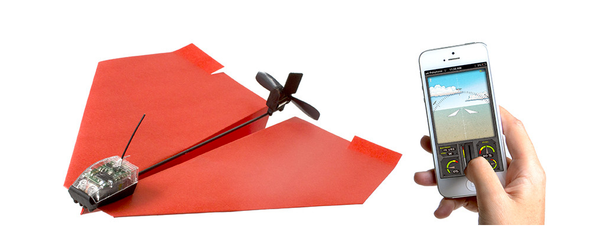 Power up 3.0 El avión de papel que controlas desde tu smartphone
