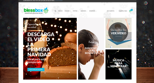 Blessbox.net la nueva tienda de descargas para la iglesia creativa!
